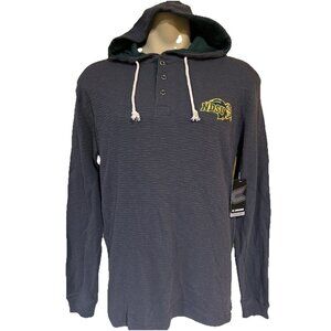 NEW North Dakota State NDSU Bison Colosseum Button Hooded LS Shirt Men's L